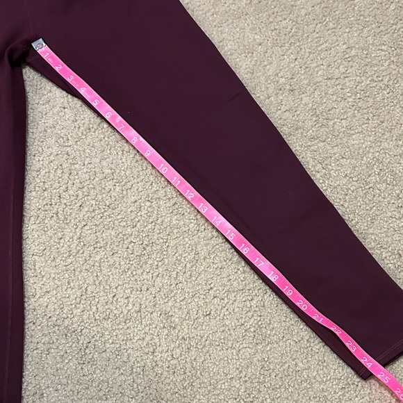Fabletics Dash Seamless Bra II & Define Powerhold High-Waisted Leggings Burgundy - Picture 5 of 12